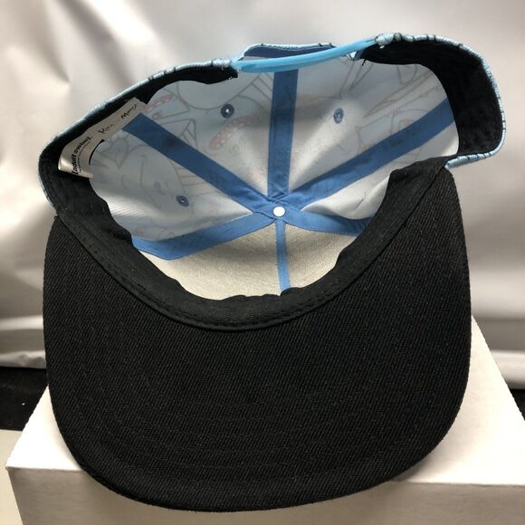 Rick and Morty Mr. Meeseeks Snapback Adjustable Hat HEY! LOOK AT ME! Graphic Cap - Picture 7 of 10